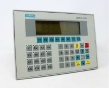 A pre-owned Siemens COROS OP15 Operator Panel (P/N: 6AV3515-1MA22-1AA0) (Untested, sold as seen).