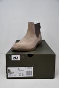 A pair of women's as new Timberland Magby Chelsea boots in light taupe suede (UK 6).