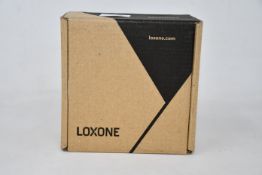 Three as new Loxone flush-mounted presence sensors in White (Part-No: 100330).