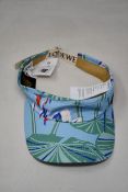 A women's as new Loewe Blue + Paula's Ibiza Waterlily visor.