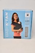 Six boxed as new Baby K'tan Cotton Heather Grey Baby Carriers (Medium).