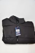An as new Tommy Jeans short casual puffer parka (M).