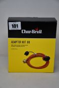 Six boxed as new Char-Broil Adapter Kits UK (140 532).