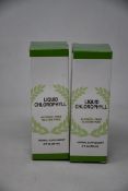 Twenty Liquid Chlorophyll dietary supplements (59ml).