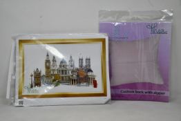 Four as new Thea Gouverneur 470 London counted cross stitch kits and two as new Thea Gouverneur