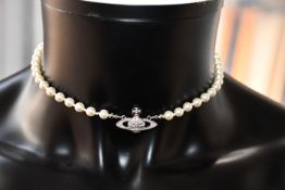 An as new Vivienne Westwood Mini Bas Relief Choker.