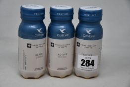 A large quantity of Collibre Swiss collagen active drink (10,000mg, approximately 30 items).