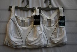 A quantity of as new SA Shock Absorber sports bras (Assorted sizes, approximately 15 items).