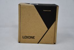 Three as new Loxone flush-mounted presence sensors in White (Part-No: 100330).