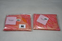 Twelve as new Kate Spade Falling Flower reusable tote bags.