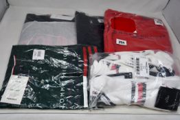 As new Tommy Hilfiger clothing; Corp Flaf Lines T-shirt (M), cropped crew neck (M), Archive