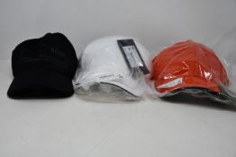 Four assorted as new Hugo Boss baseball caps.