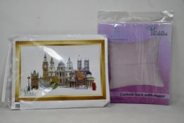 Four as new Thea Gouverneur 470 London counted cross stitch kits and two as new Thea Gouverneur