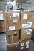 A pallet of as new hair and beauty related accessories to include Basatry Three Barrel Hair Irons,