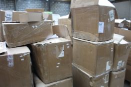 Two pallets of miscellaneous items including pet beds, night light projectors and DIY Clocks etc.