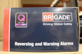 A Brigade BBS-107 107dB BBS-Tek White Sound Reversing Alarm.