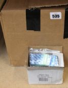 A large quantity of mini zipper bags in various styles and sizes.