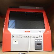 A Hertz CR2016 SPC passport photo machine (Damaged, may be incomplete).