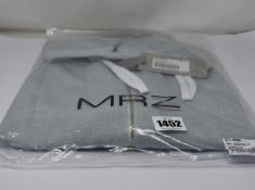 Two as new MRZ hooded cardigans in light blue (S).