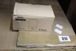 One hundred and eight boxes of two as new Gritin LED Night Lights (UK adaptors required).