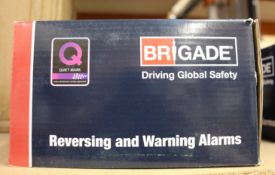 A Brigade BBS-107 107dB BBS-Tek White Sound Reversing Alarm.
