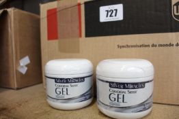 A quantity of Silver Miracles Colloidal Silver Gel (21 x 118ml).