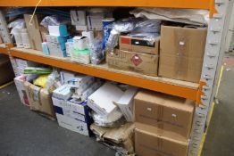 A large quantity of medical and related items.