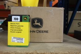 Eight boxed as new John Deere Oil Filters RE504836.