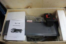 A pre-owned unbranded 8x14 variable speed lathe.