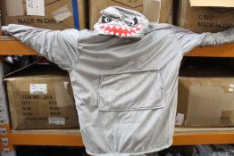 A large quantity of as new Basumee Oversized Shark Hoodie Blanket Sweatshirts for kids (