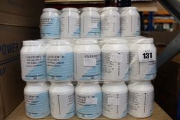 Fifty tubs of Calcichew D3 500mg/200 IU Chewable Tablets (100s, Exp: 04/23).