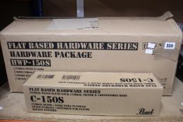 A boxed as new Pearl HWP-150S Hardware Set (Cymbal, Boom Cymbal, Snare and Hi-Hat Stands).