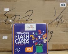 Twenty as new packs of Magic Scholars subtraction flash cards.