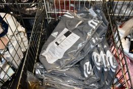 A quantity of as new Adidas sportswear and accessories to include track jackets, socks and