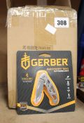Twenty four as new Gerber Paraframe Mini Clip Folding Knives (Over 18s only).