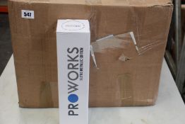 Twenty as new Proworks 1L metallic edition reusable bottles.