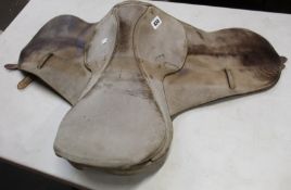 A pre-owned MG saddlery horse saddle.