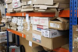 Thirty five Starrett bandsaw blades (Various sizes), a Bacho Sandflex bandsaw, an Inta Trade Tec