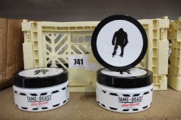 Eleven tubs of Tame The Beast Nutt Butter (237ml).