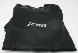 Three men's as new Icon Sports MS Pro X long sleeve base layers (S, M, XL - RRP £46 each).