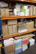 A large quantity of miscellaneous stationery, office supplies and related.