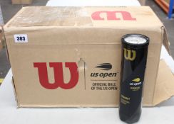 Eighteen as new Wilson 4-pack US Open official ball extra duty.