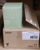 Five as new Skandinavisk Fjord scented candles with lid (200g).