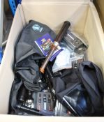 A quantity of bagpipes, tubes and reeds to include; McCallum Celtic engraving tubes (Possibly a set,