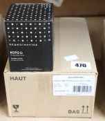 Six as new Skandinavisk Koto scented candles with lid (200g).