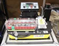 A GMP Air Stream cable blowing machine with transport case (Possibly pre-owned, untested).