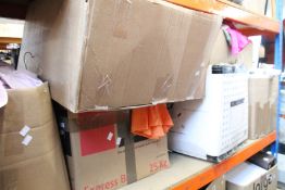 A quantity of as new clothing and related items.