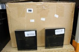 A box of Aoshey false eyelashes with eyeliner kit (Approximately 90 items).