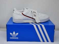 Two pairs of as new Adidas Continental 80 Vegan (UK 9).