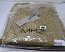 Two as new MRZ dresses in beige (S) and a matching pullover (S).